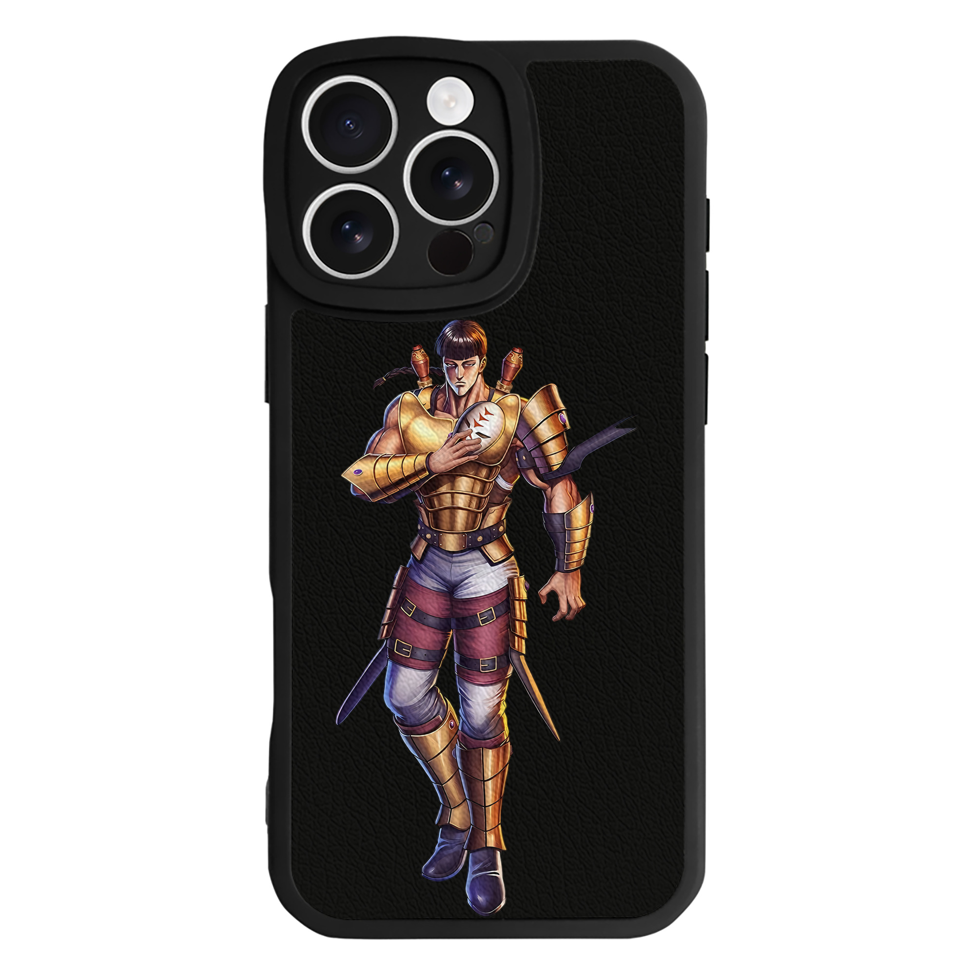 （画像用） 北斗の拳 Fist of the North Star 【iPhone 16シリーズ対応】シリコンスマホケース（レザー調） 材質：シリコン